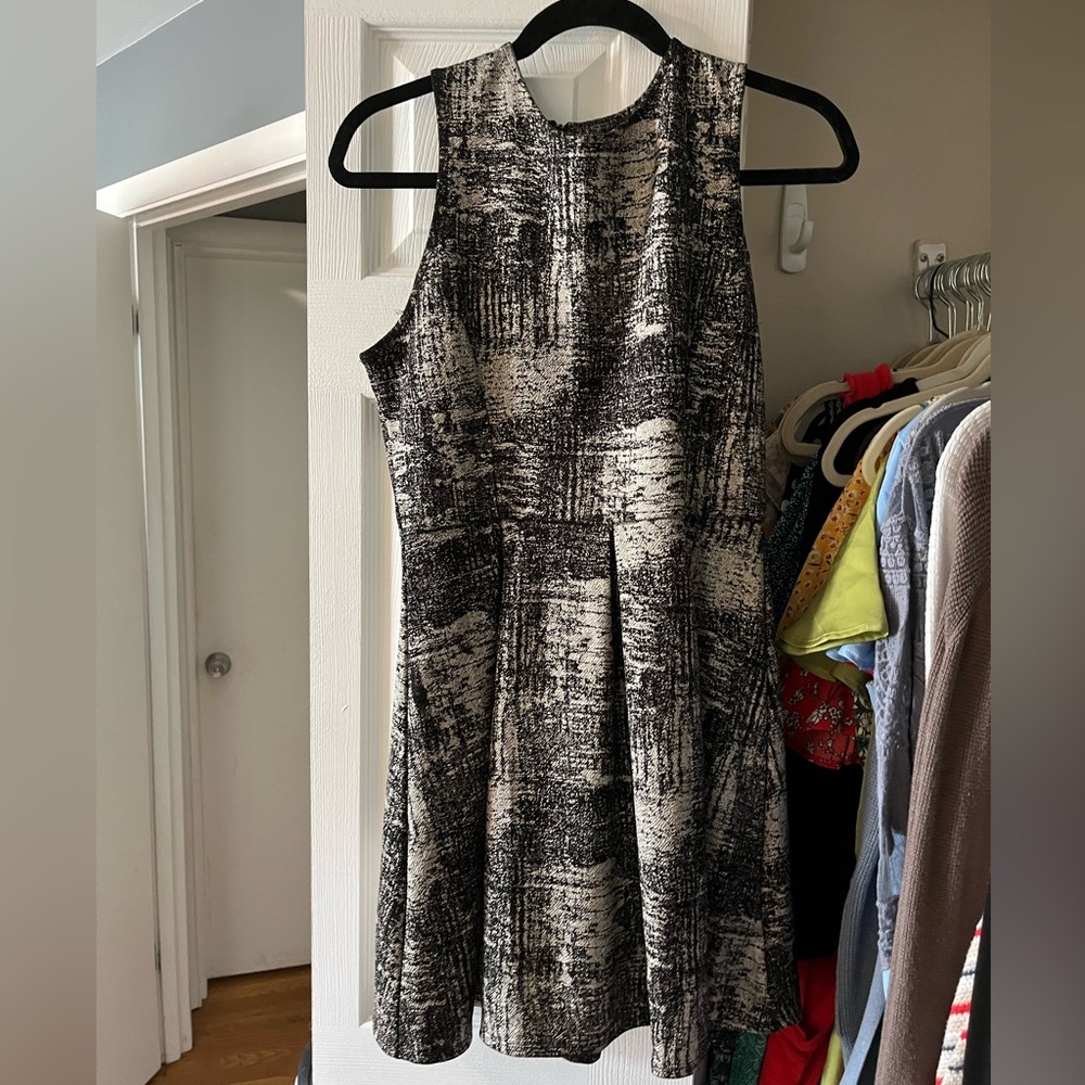 Black & gold dress